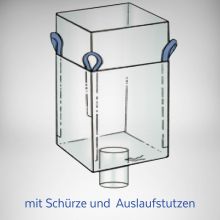 Big-Bag mit Auslauf und Schürze